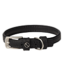 Ошейник Leer XS 21-29 см кожа/черный