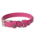 Ошейник Pin Buckle с пряжкой XS 21-29см кожа/розовый
