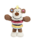 Koera mänguasi Monkey Play Squeaker & TPR Ring 16x19cm