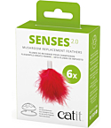 Сменные перья для игрушки Catit Senses 2.0 Mushroom 6шт