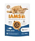 Kuiv täissööt IAMS CAT Adult tuunikala 800g kassidele