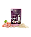 Полноценный (влажный) корм NUEVO Super-Premium для котят с птицой и рисом 85г