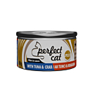 Täissööt (konserv) Perfect Cat tuunikala ja krabiga kastmes 80g