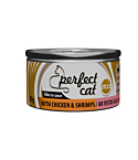 Täissööt (konserv) Perfect Cat kana ja krevettidega kastmes 80g
