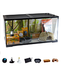 Klaasist terraarium Snake and tortoise kit SK40 920x465x465mm