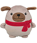 Koera mänguasi Jõulukoer, plüüs, 16 cm