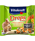 Vitakraft väikelooma maius drops mini porgand&võilill 40g