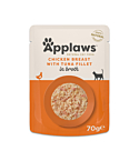 Applaws kassi einekotike kastmes kana/tuunikala 70g n1