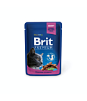 Brit Premium Chicken & Turkey märgtoit kassidele 100g
