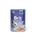 Brit Premium Salmon Fillets in Jelly märgtoit kassidele 85g
