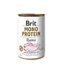 Brit Mono Protein Rabbit konserv koertele 400g