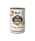 Brit Fresh Turkey with Peas konserv koertele 400g