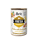 Brit Fresh Chicken with Sweet Potato konserv koertele 400g
