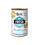Brit Fresh Fish with Pumpkin konserv koertele 400g
