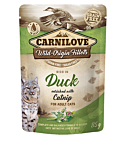 Carnilove Cat Pouch Duck with Catnip einekotike kassidele 85g