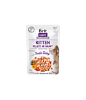 Brit Care Fillets in Gravy Turkey Kitten märgtoit kassipoegadele 85g