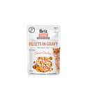 Brit Care Fillets in Gravy Choice Chicken märgtoit kassidele 85g