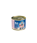 Brit Premium konserv kassile Chicken with Hearts 200g