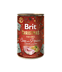 Brit Care Christmas Mono Protein Carp konserv koertele 400g