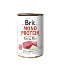 Brit Mono Protein Beef & Rice konserv koertele 400g