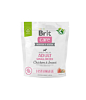 Brit Care Sustainable Adult Small Breed Chicken & Insect koeratoit 1kg