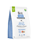 Brit Care Sustainable Adult Large Breed Chicken & Insect koeratoit 3kg