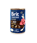 Brit Premium by Nature konserv Beef with Tripes koertele 400g
