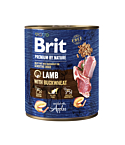 Brit Premium by Nature konserv Lamb with Buckwheat koertele 800g