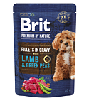 Brit Premium Lamb & Green Peas in Gravy märgtoit koerale 85g