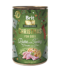 Brit Care Christmas Rabbit with Turkey konserv koertele 400g