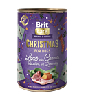 Brit Care Christmas Mono Protein Lamb konserv koertele 400g