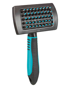 Care brush, plastic, 10 × 17 cm