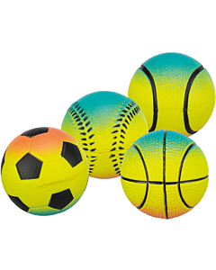 Mänguasi koertele Neoonpall, ujuv, vahtkummist, ø 7 cm