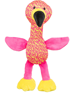 Toy for dogs Flamingo, fabric, 32 cm, pink