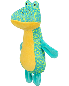 Mänguasi koertele Alligaator, kangas, 29 cm, roheline