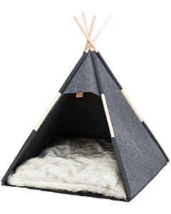 Kassimaja Cave Tipi 70x70x70cm anthracite