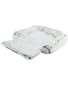 Koera voodi Harvey, 70 × 90 cm, mustvalge