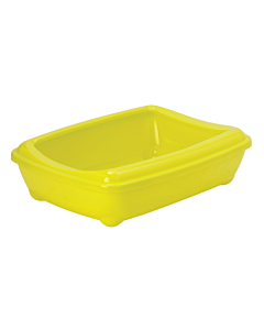 Кошачий туалет Arist-o-Tray + бортик Large Lemon желтый