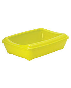 Кошачий туалет Arist-o-Tray + бортик Jumbo Lemon желтый
