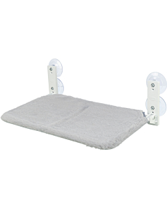 Magamiskoht aknalaudadele kokkupandav, 58x34 cm, valge/hall