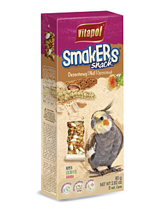 Maius nümfkakaduudele SMAKERS pähkli 2tk 90g