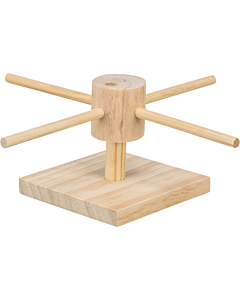 Карусель для еды, для грызунов, дерево, 22 × 8 × 22 см