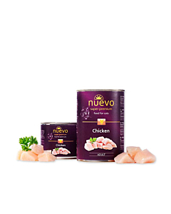 Täissööt (konserv) NUEVO täiskasvanud kassidele - Kanaga 200g