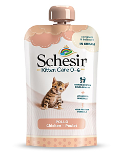 Schesir Kitten Care 0-6 kanaliha kassipoegadele Kreem 150g