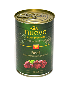 Täissööt (konserv) NUEVO täiskasvanud koertele - Loomalihaga 400g