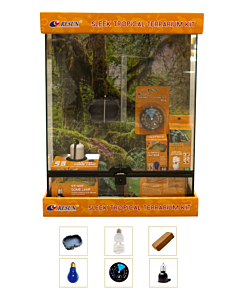 Klaasist terraarium Sleek Topical Kit TK30 465x465x610mm