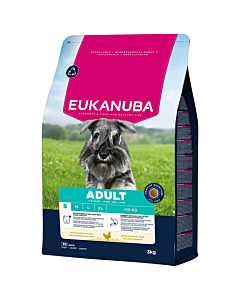 EUKANUBA Adult kanalihaga väikestele koertele 3 kg