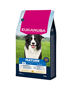 EUKANUBA Mature kanalihaga keskmistele koertele 12 kg