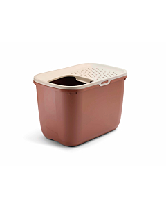 Cat litterbox Hop In 58,5x39x39,5cm Tuscan red