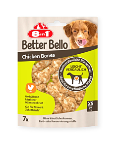 8in1 Better Bello Chicken Bones XS 7pcs